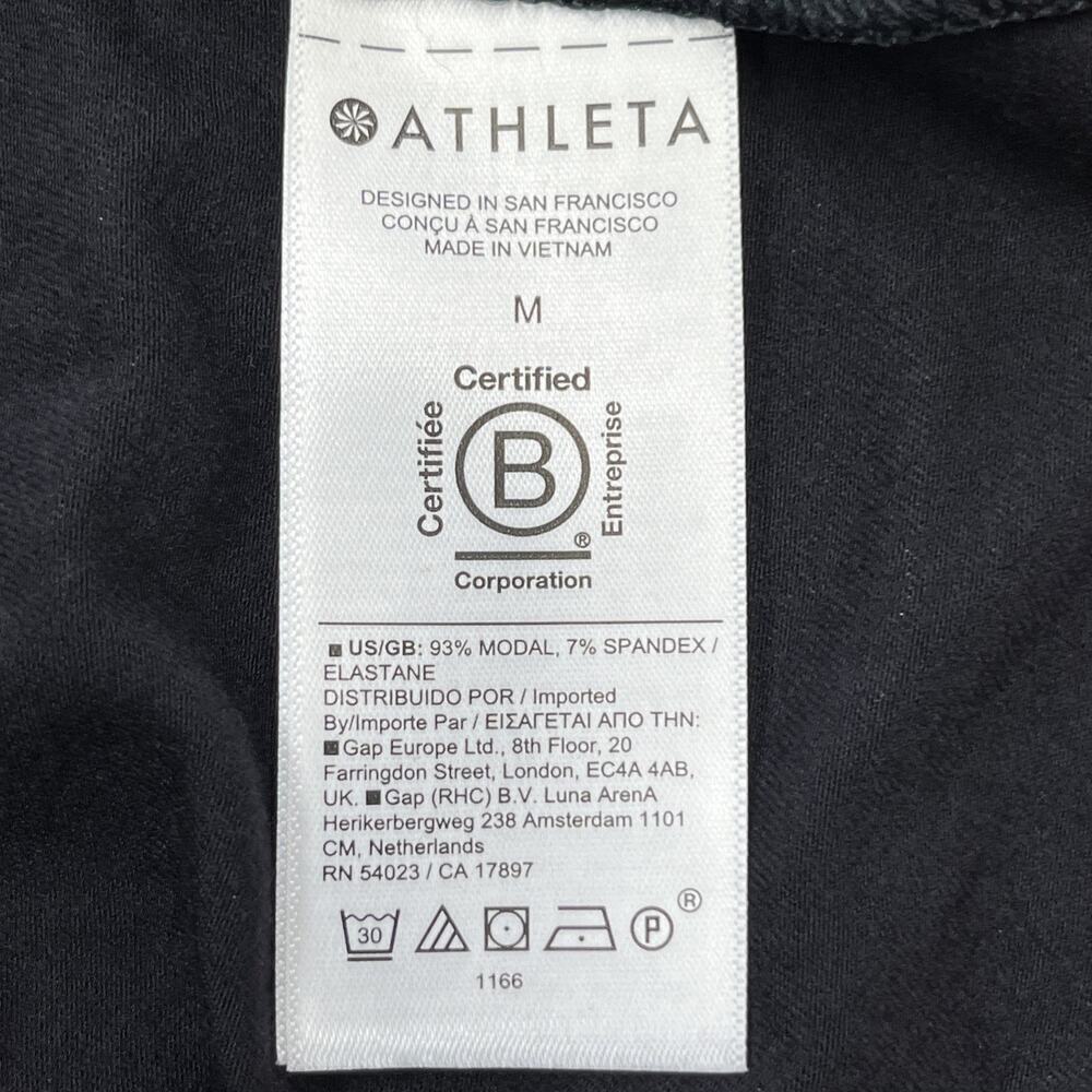 Athleta Santorini Dress Thera High Neck Black Lightweight Women Size Medium - Picture 9 of 14